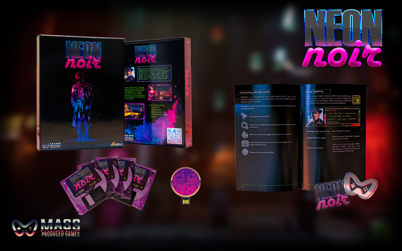 The NEONnoir Box and contents